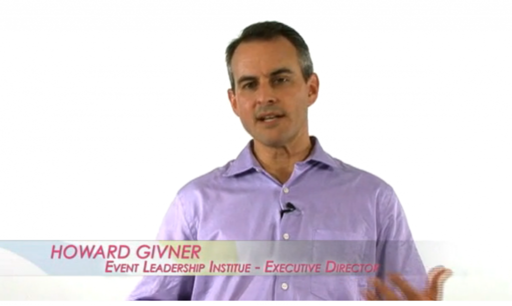 Howard Givner Instructional Videos Event Leadership Institute