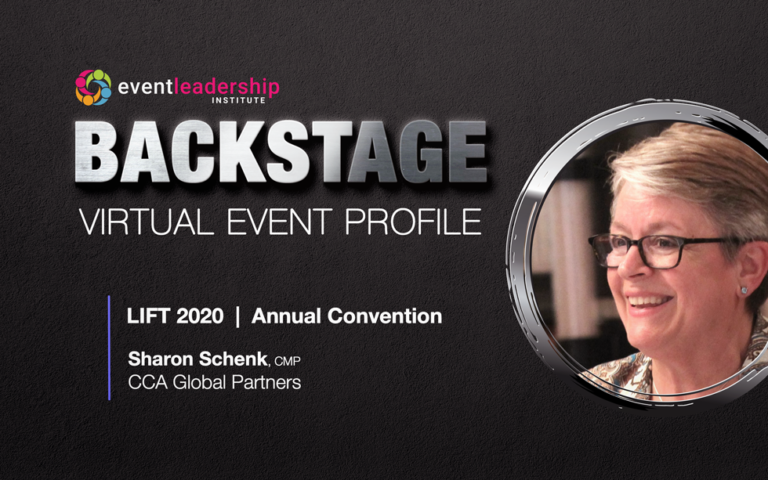 ELI Virtual Event Profile: Sharon Schenk, CMP